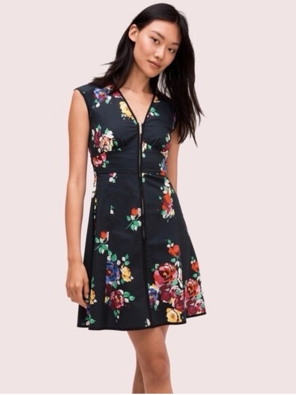 Kate Spade Rare Roses Poplin Dress